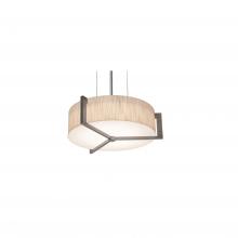 AFX Lighting, Inc. APP1214MBWG-JT - Apex 14&#39;&#39; Med Base Pendant - SN w/ JT & WG