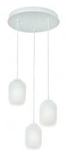 AFX Lighting, Inc. CALP05WHRND3 - Callie 3 Light Round Pendant