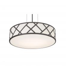 AFX Lighting, Inc. HVNP21MBBK - Haven 21&#39;&#39; Med Base Pendant - BK w/ BK