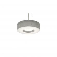 AFX Lighting, Inc. MCP1214MBBK-GY - Montclair 12&#39;&#39; Med Base Pendant - BK w/ GY