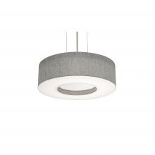 AFX Lighting, Inc. MCP1524MBBK-GY - Montclair 15&#39;&#39; Med Base Pendant - BK w/ GY