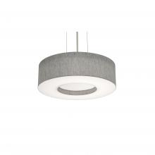 AFX Lighting, Inc. MCP1524MBSN-GY - Montclair 15&#39;&#39; Med Base Pendant - SN w/ GY