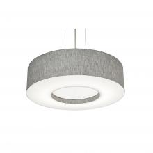 AFX Lighting, Inc. MCP1932LAJUDBK-GY - Montclair 19&#39;&#39; LED Pendant - 18W 120-277V,BK w/ GY