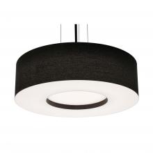 AFX Lighting, Inc. MCP2432L5AJUDBK-BK - Montclair 24&#39;&#39; LED Pendant,120-277V,5 CCT,BK w/ BK