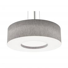 AFX Lighting, Inc. MCP2432L5AJUDSN-GY - Montclair 24&#39;&#39; LED Pendant,120-277V,5 CCT,SN w/ GY