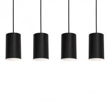 AFX Lighting, Inc. TYKP04MBBKLNR4 - Tyke 36&#39;&#39; 4 Light Linear Pendant - BK