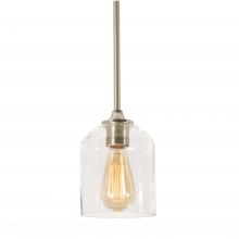 AFX Lighting, Inc. WMMP06MBSN - William 6&#39;&#39; Pendant Medium Base SN