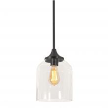 AFX Lighting, Inc. WMMP08MBBK - William 8&#39;&#39; Pendant Medium Base BK