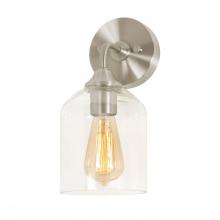 AFX Lighting, Inc. WMMS0611MBSN - William 11&#39;&#39; Sconce Medium Base SN