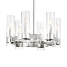 Minka-Lavery 3895-77 - Vernon Place - 6 Light Chandelier