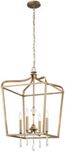 Minka-Lavery 4448-582 - Laurel Estate - 4 Light Pendant (Convertible to Semi Flush)