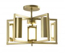 Minka-Lavery 5054-774-L - 6 Light LED Semi Flush