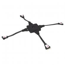 Nora NATL-301 - &#34;X&#34; Splitter Cable for Standard & Side-Lit Tape Light, Black