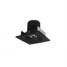 Nora NIOB-2SNB27QBB - 2&#34; Iolite LED Square Bullnose, 10-Degree Optic, 800lm / 12W, 2700K, Black Finish