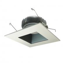 Nora NLCB2-6562027PW - 6&#34; Cobalt Dedicated High Lumen Square/Square, 2000lm, 2700K, Pewter Reflector / White Flange