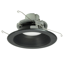 Nora NLCBC2-65227BB/10LE4 - 6&#34; Cobalt Click LED Retrofit, Baffle, 1000lm / 12W, 2700K, Black Baffle / Black Flange,