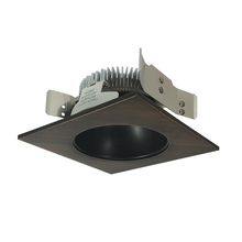 Nora NLCBS-4531227BZ - 4&#34; Cobalt Shallow High Lumen LED Trim, Square/Round Reflector, 1250lm, 2700K, Bronze