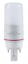 Keystone Technologies KT-LED62P-O-830-D - 6W , 700 Lumen, 2 pin, Omni-Directional, Ballast Bypass, Gx23
