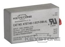 Keystone Technologies KTET-60-1-WC-F - 60W Transformer, 12V Output, With Input & Output cable