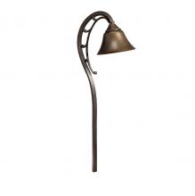 Kichler 15436OZ - Intaglio Brass Crook Neck 12V Path Light Olde Bronze®