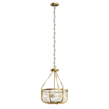 Kichler 42389NBR - Roux™ 22.25&#34; 3 Light Pendant Natural Brass