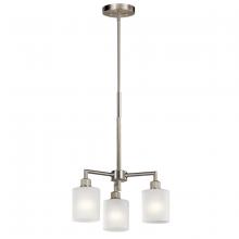 Kichler 52282NI - Lynn Haven™ 3 Light Convertible Chandelier Brushed Nickel