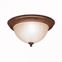 Kichler 8654TZ - 13.25&#34; 2 Light Flush Mount Tannery Bronze™