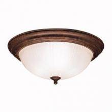 Kichler 8655TZ - 15.25&#34; 3 Light Flush Mount Tannery Bronze™