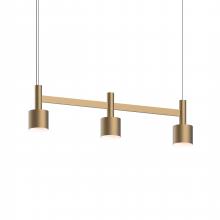 Sonneman 1783.14-CYL - 3-Light Linear Pendant w/Drum Shades