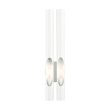 Livex Lighting 45912-69 - 2 Lt Shiny White ADA Double Sconce