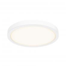 DALS Lighting CFLEDR14-CC-WH - White 14 Inch Round Indoor/Outdoor LED Flush Mount