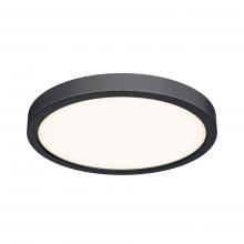 DALS Lighting CFLEDR14-CC-BK - Black 14 Inch Round Indoor/Outdoor LED Flush Mount