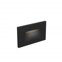 DALS Lighting LEDSTEP005D-BK - Black Recessed Horizontal LED Step Light