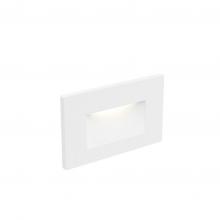 DALS Lighting LEDSTEP005D-WH - White Recessed Horizontal LED Step Light