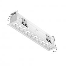 DALS Lighting MSL10-3K-AWH - All White 10 Light Microspot Recessed Down Light