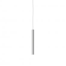 DALS Lighting PDC18-CC-SBA - Sand Blasted Aluminum 18 Inch CCT LED Cylinder Pendant Light