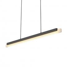 DALS Lighting SM-LPD39 - Black 39 Inch Smart LED Linear Pendant Light