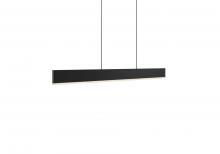 DALS Lighting SPD48-3K-BK - Black 48 Inch Slim Linear LED Pendant Light