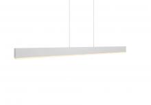 DALS Lighting SPD72-3K-WH - White 72 Inch Slim Linear LED Pendant Light