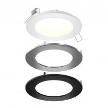 DALS Lighting SPN6-CC-3T - Multi 6 Inch Round LED Recessed Panel Light with Multi Trim