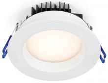 Lotus LED Lights LL4RR-27K-WH - 4 Inch Round Regressed Plenum 14.5W LED 2700K White 95 Deg 950 lm Type IC CRI 90+