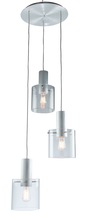 Artcraft AC11523CL - Henley 3 Light Chandelier