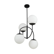 Artcraft SC13224BK - Moonglow 4-Light Chandelier