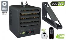 King Electric KB2412-1-ECO2S-PLUS-FB - KB ELECTRONIC 2-STAGE UNIT HEATER240V 12KW 1PH W/ FUSE BLK SERIES 24V CONTROL W/ REMOTE SENSOR