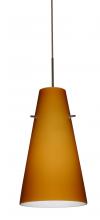 Besa Lighting 1JT-412480-LED-BR - Besa Cierro LED Pendant Amber Matte Bronze 1x9W LED