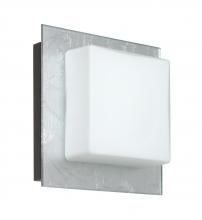 Besa Lighting 1WS-7735SF-LED-BR - Besa Wall Alex Bronze Opal/Silver Foil 1x5W LED