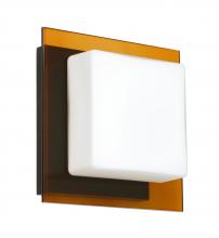 Besa Lighting 1WS-7735TG-LED-BR - Besa Wall Alex Bronze Opal/Armagnac 1x5W LED