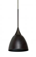 Besa Lighting 1XC-1858MB-LED-BR - Besa Divi Pendant, Metal Bronze, Bronze, 1x9W LED