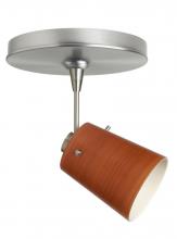 Besa Lighting 1SP-5118CH-LED-SN - Besa Tammi 3 Spotlight 1Sp Cherry Satin Nickel 1x5W LED Mr16