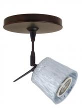 Besa Lighting 1SP-5145SF-LED-BR - Besa Nico 3 Spotlight 1Sp Stone Silver Foil Bronze 1x9W LED Mr16